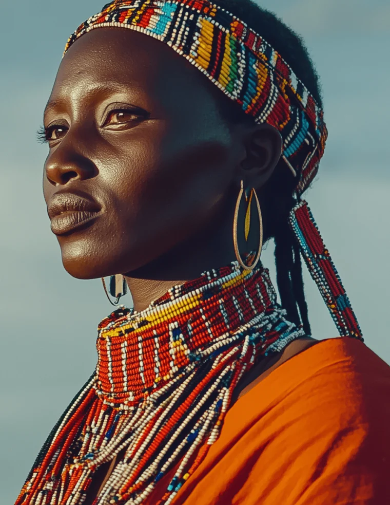 Caf&eacute; Nairobi heritage artwork connecting Kenyan roots with coffee tradition