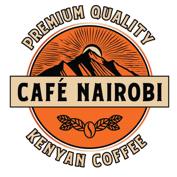 Caf&eacute; Nairobi Kenyan coffee logo